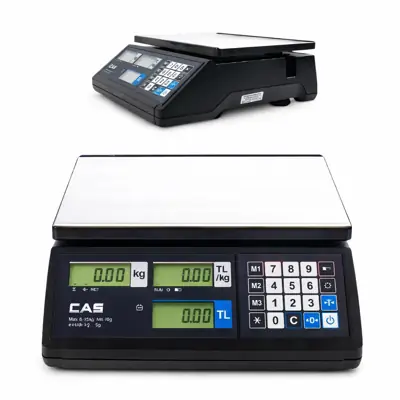 CAS ER JR Set Üstü Terazi 15 Kg – PC Bağlantılı